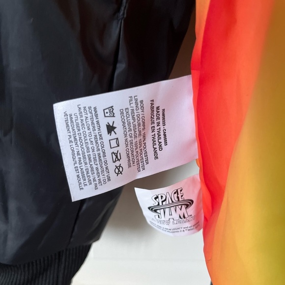 Nike x Space Jam Lebron Tune Squad Men`s Varsity Jacket Black - Picture 13 of 14